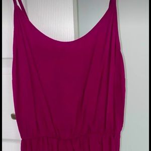 Basic purple summer dress - small